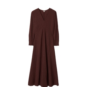 Flared Godet Dress