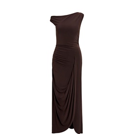 Vicky Asymmetric Flared Dress