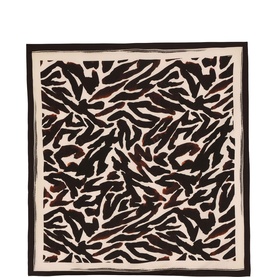 Zebra Silk Square Scarf