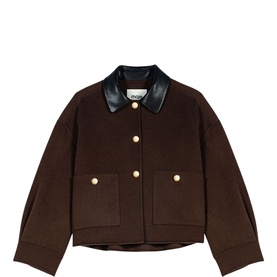 Contrast Collar Overshirt