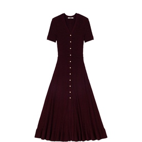 Pointelle Knit Dress