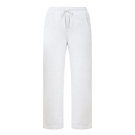 American Vintage Sweat Bottom in Gris Chin&eacute;, wide-leg fit with elasticated drawstring waist and side pockets