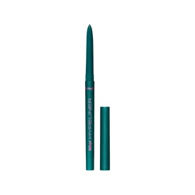 Benefit Eye Liner in Rowdy Teal, twist-up pencil format shown with cap removed, deep teal colour