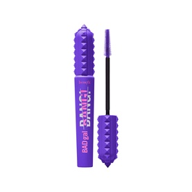 Benefit BADgal BANG! Mascara in Electric Purple with studded purple tube and wand displayed open