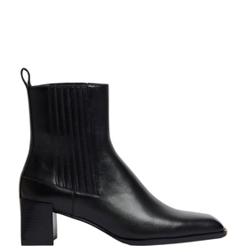 Leather Heeled Ankle Boots