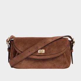Le Mambo Suede Shoulder Bag