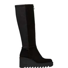 Clotilde Wedge Knee High Boots