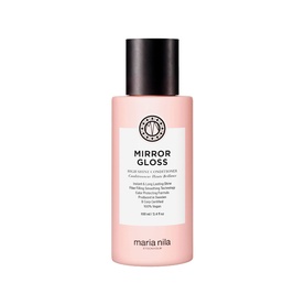 Maria Nila Mirror Gloss Conditioner in a pink travel-size bottle with gold cap