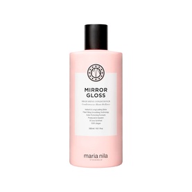 Maria Nila Mirror Gloss Conditioner in a pink bottle with black cap, 300ml