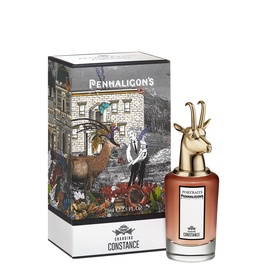 Penhaligon's Portraits Constance EDP in illustrated box with gold ibex-head cap bottle, eau de parfum fragrance set