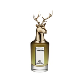 Penhaligon's Portraits Lord George EDP in glass bottle with ornate gold stag head cap