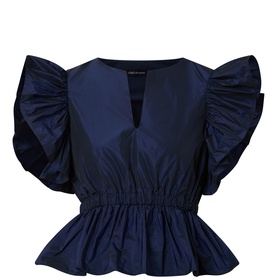 Briony Ruffle-Trim Blouse