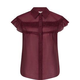 Smocking Frilled Blouse