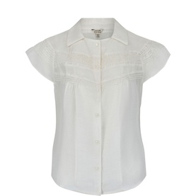 Smocking Frilled Blouse