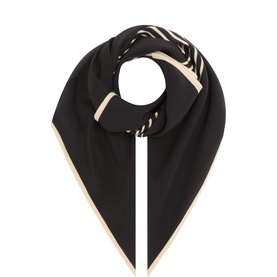 Centre Monogram Silk Scarf