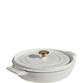 Cast&egrave;ra Enamel Cast Iron Shallow Dish 30cm