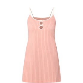 Solaire Chevron Cover-Up Dress