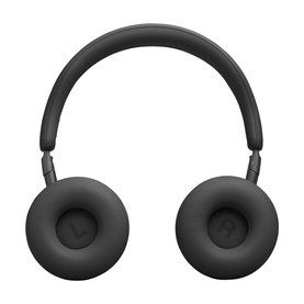 JBL Live 680NC Wireless Noise Cancelling On-Ear Headphones in black, front view showing padded ear cushions and headband