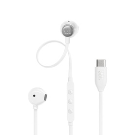 Tune 305 C Hi-Res Wired Earbuds with Microphone White