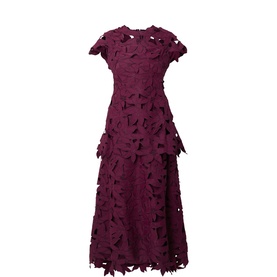Neve Embroidered Flared Dress