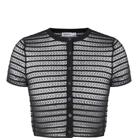 Holli Cropped Knitted Cardigan