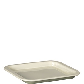 Small 28cm Enamelled Sage Green Oven Tray
