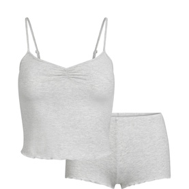 Cami Set Light Heather Grey