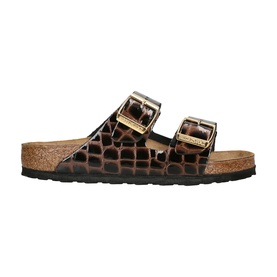 Arizona Embossed Croc Sandals