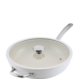 Halo with LaserDefense&trade; Non Stick Ceramic Frying Pan with Lid 30cm
