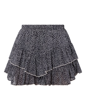 Jocadia Layered Printed Mini Skirt
