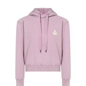 Salmy Logo Cropped Hoodie
