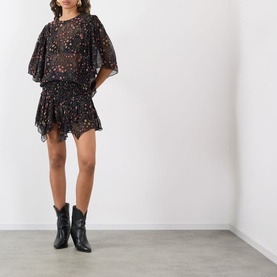 Floma Abstract Print Blouse