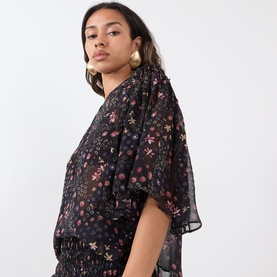 Floma Abstract Print Blouse