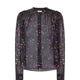 Florine Abstract Print Blouse
