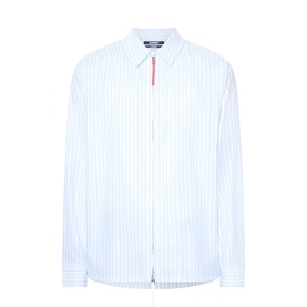 The Flash Zip-Up Striped Casual Shirt