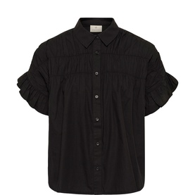 Verdina Gathered Ruffle Shirt