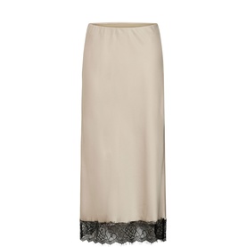 Hilll Lace Trim Flared Skirt