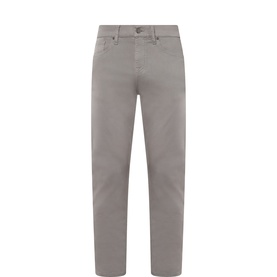 Seven Jeans 3049 Slim Jeans in Ashed grey, five-pocket style, straight leg, flat lay product shot