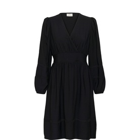 Haily Trim Detail Flared Dress
