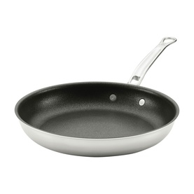 Hestan ProBond Luxe Non Stick Skillet 28cm in stainless steel with dark TITUM non-stick interior and polished steel handle