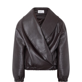 Eleni Faux Leather Jacket