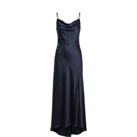 Tilesha Satin Cowl Slip Dress