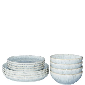 Halo Speckle Coupe Tableware 12-Piece Set
