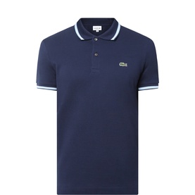 Croc Logo Tipped Polo Shirt