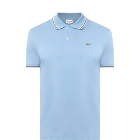 Croc Logo Tipped Polo Shirt