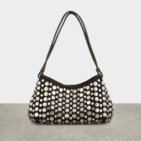 Nero Disc-Embellished Shoulder Bag
