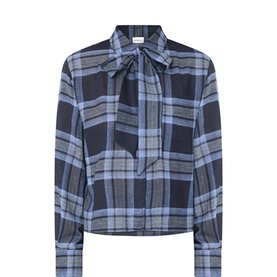 Modico Tie-Front Check Shirt