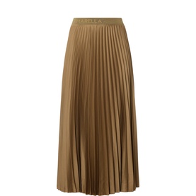 Esodo Logo Pleated Skirt