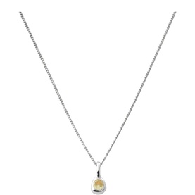 November Mini Birthstone Charm Necklace