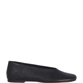 Highway Leather Ballet Flats